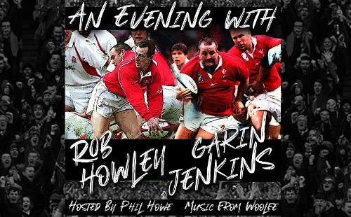 Poster for An Evening with Rob Howley and Garin Jenkins