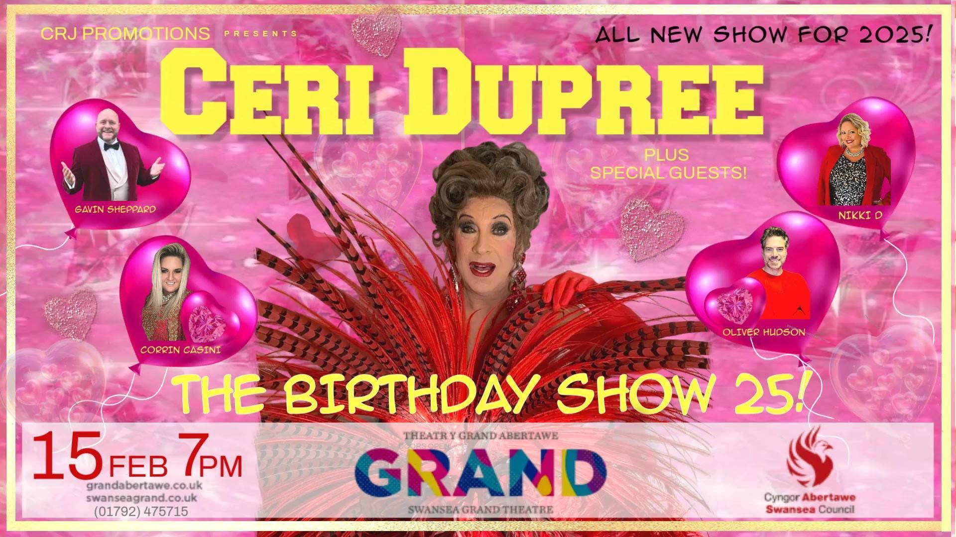 Ceri Dupree - The Birthday Show 25!